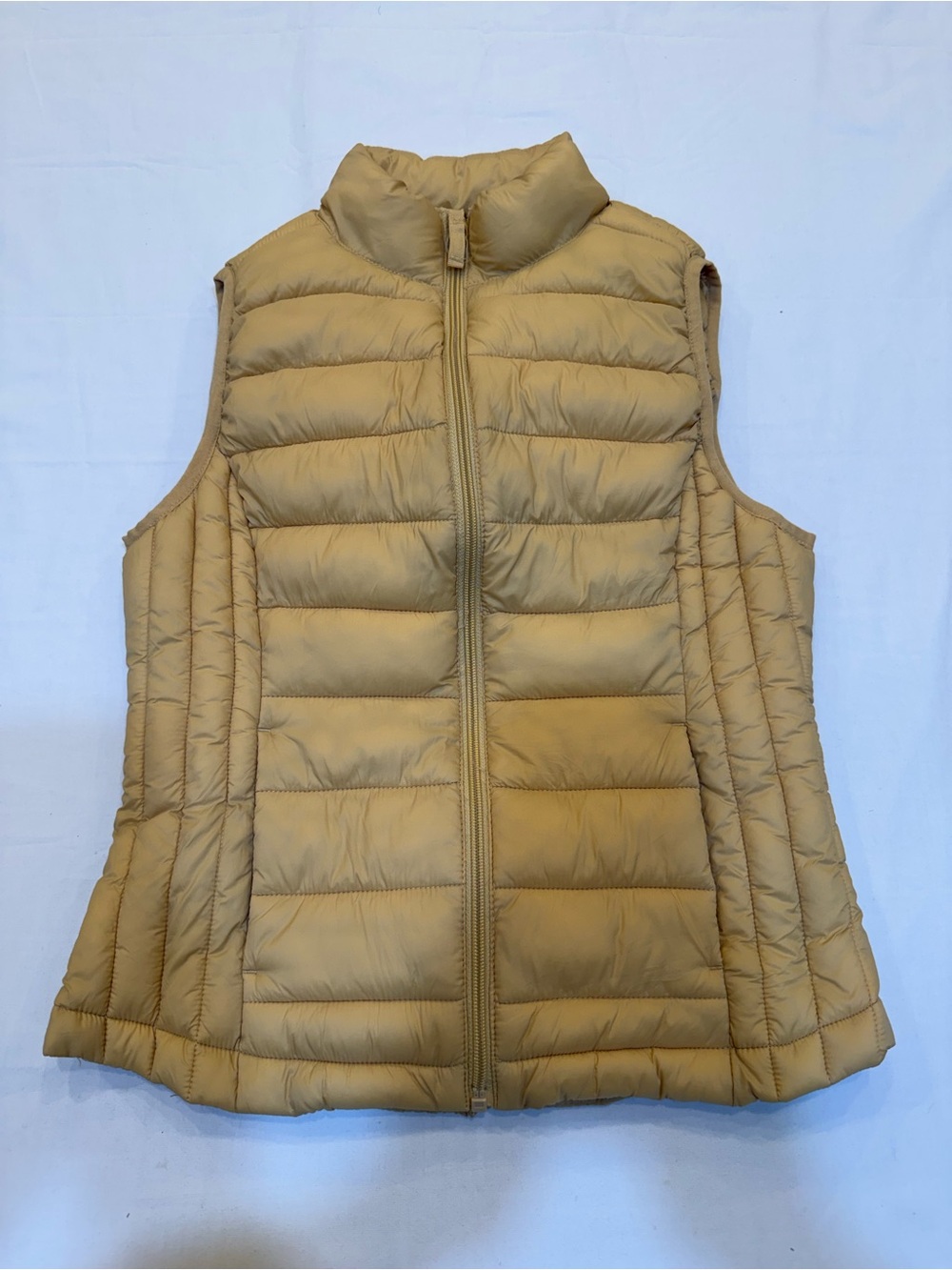Love Tree Tan Quilted Puffer Vest